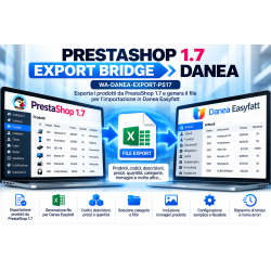 PRESTASHOP 1.7 EXPORT BRIDGE DANEA