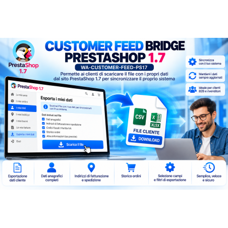 CUSTOMER FEED BRIDGE PRESTASHOP 1.7