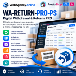 WebAgency Digital Withdrawal & Returns PRO